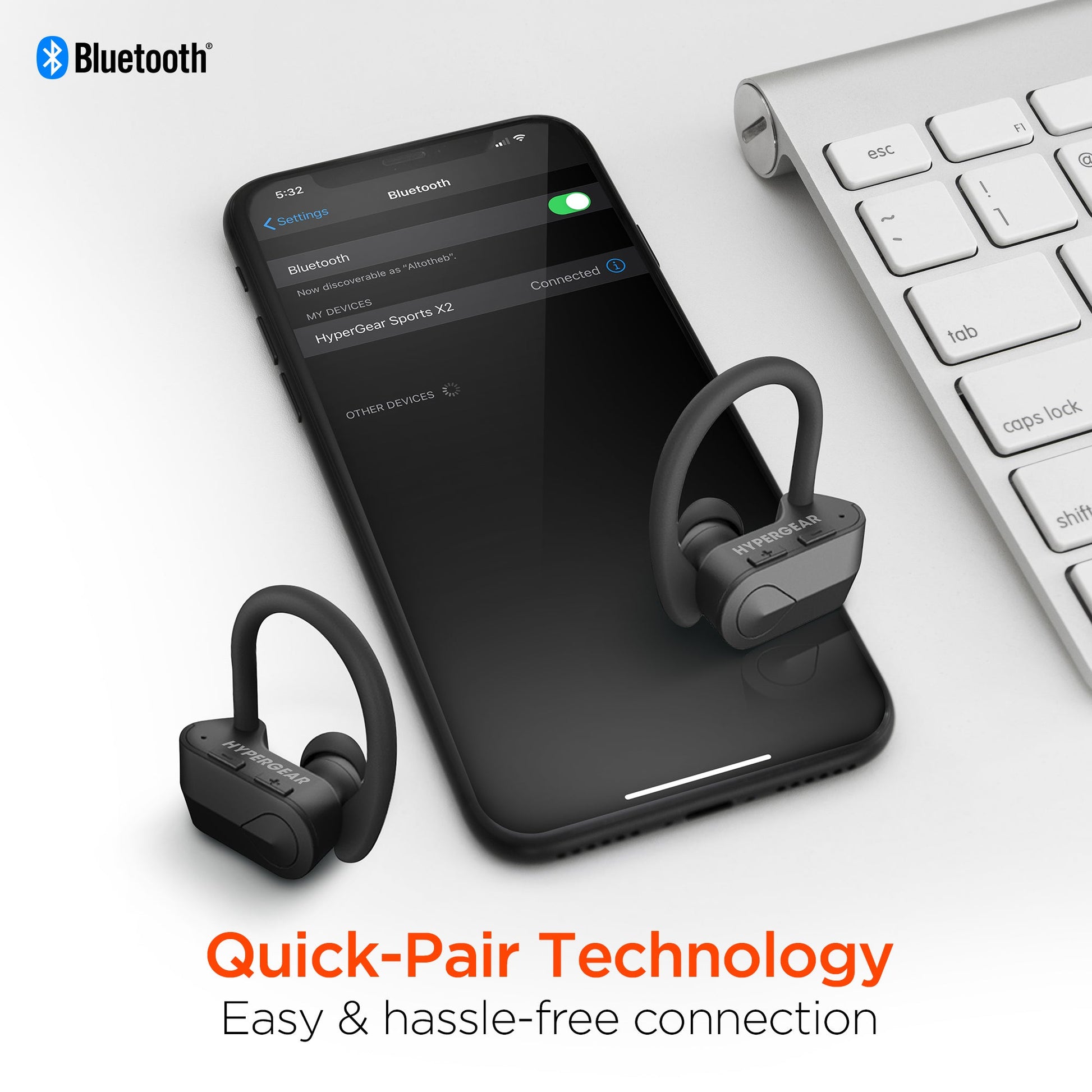 HyperGear Sport X2 True Wireless Earbuds with 4 Hours of Playtime per Charge-4