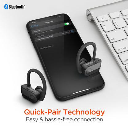 HyperGear Sport X2 True Wireless Earbuds with 4 Hours of Playtime per Charge-4