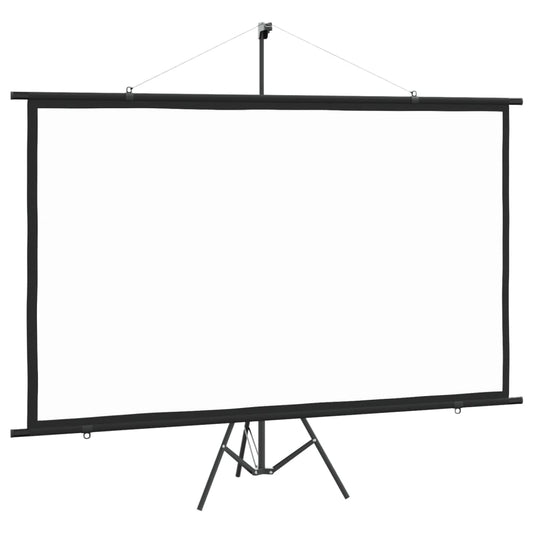 vidaXL projection screen Home Theater Screen Pull-down Projector Screen 4:3-0