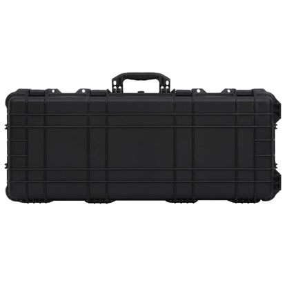 vidaXL Wheeled Flight Case Black 37.8"x16.5"x6.3" PP-1