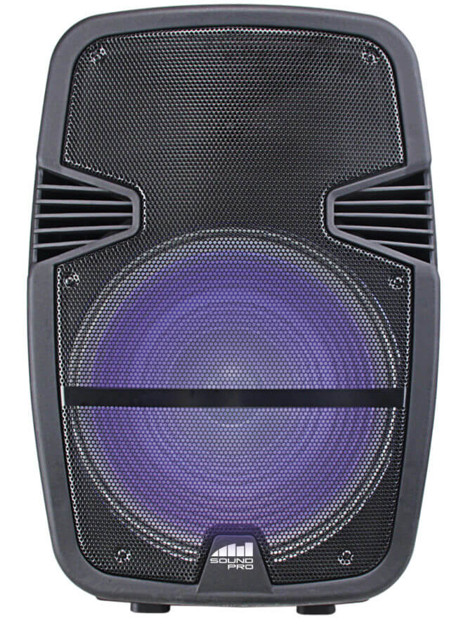 Naxa Portable 15 inch Bluetooth Party Speaker with Disco Light-0