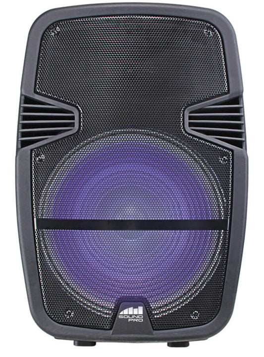 Naxa Portable 15 inch Bluetooth Party Speaker with Disco Light-0