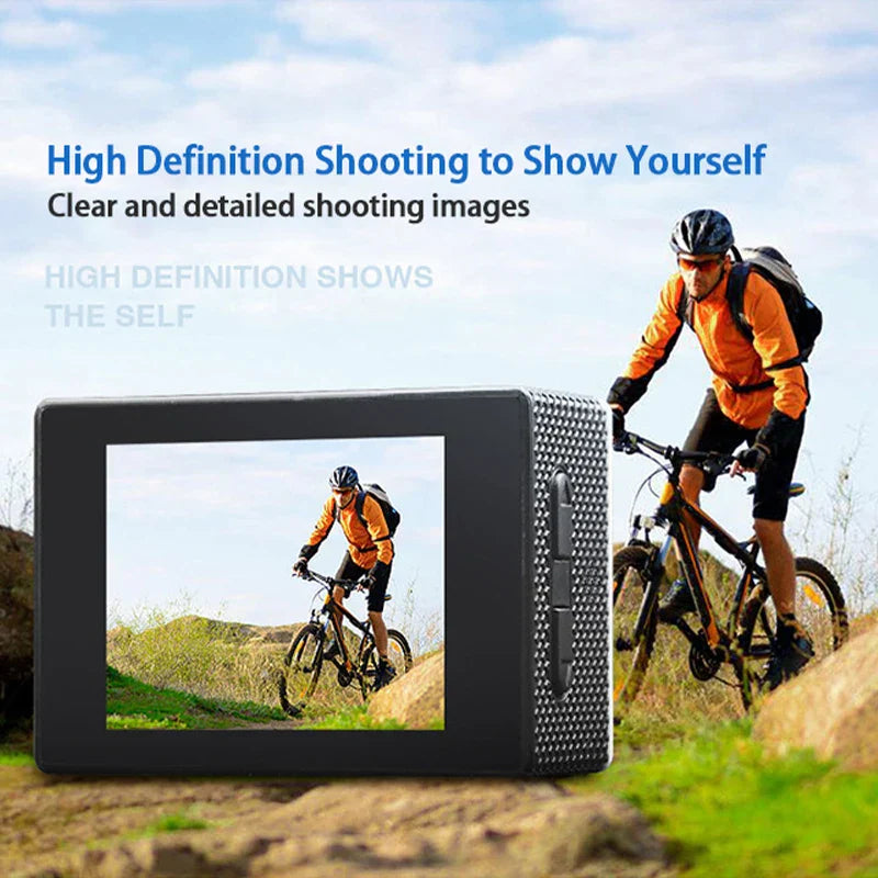 Waterproof Sports Camera for Diving, Riding & Outdoor Sports-3