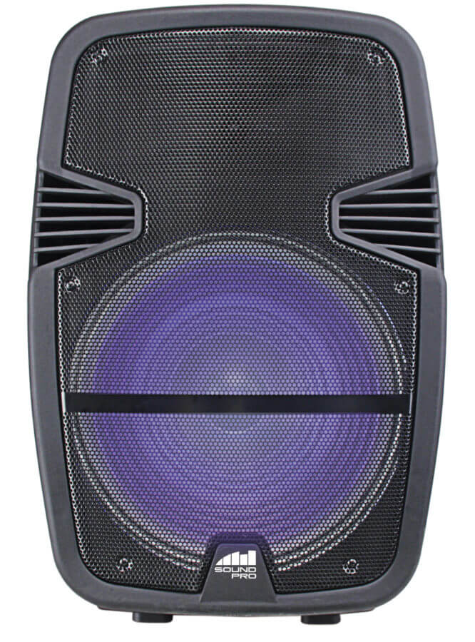 Naxa Portable 15 inch Bluetooth Party Speaker with Disco Light and Stand-1